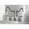 Kingston Brass KS1998TX 8" Widespread Bathroom Faucet, Brushed Nickel KS1998TX - alternate 6